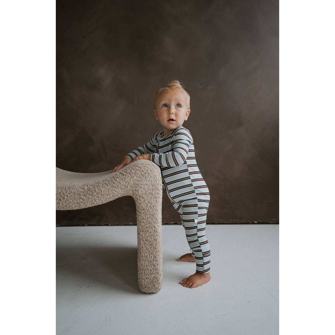 Forever French - Bamboo Zip Pajamas Dean Pajamas Forever French Baby