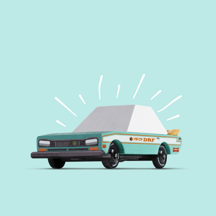 Candylab Tora Drift Teal TOONS™ Car Vehicles Candylab