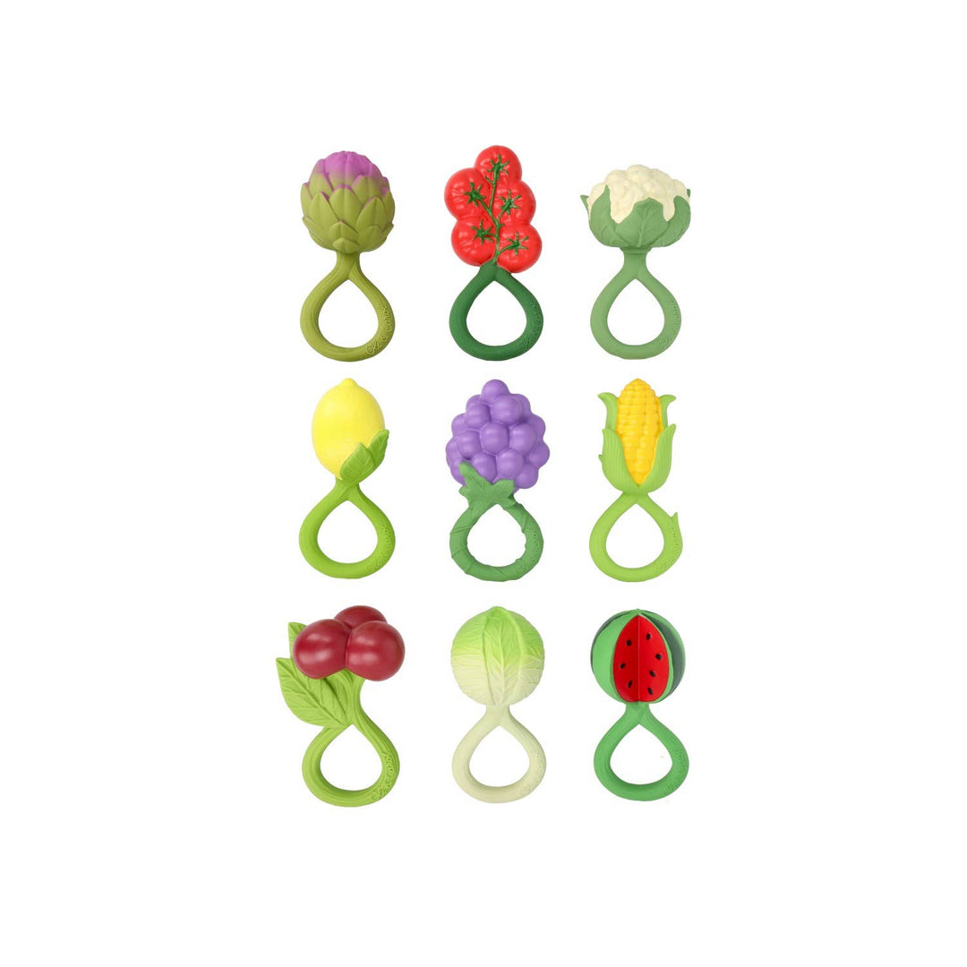Oli &amp; Carol Grape Rattle Toy