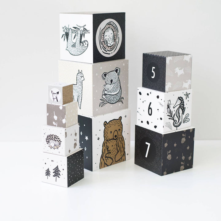 Wee Gallery Nesting Blocks - Baby Animals