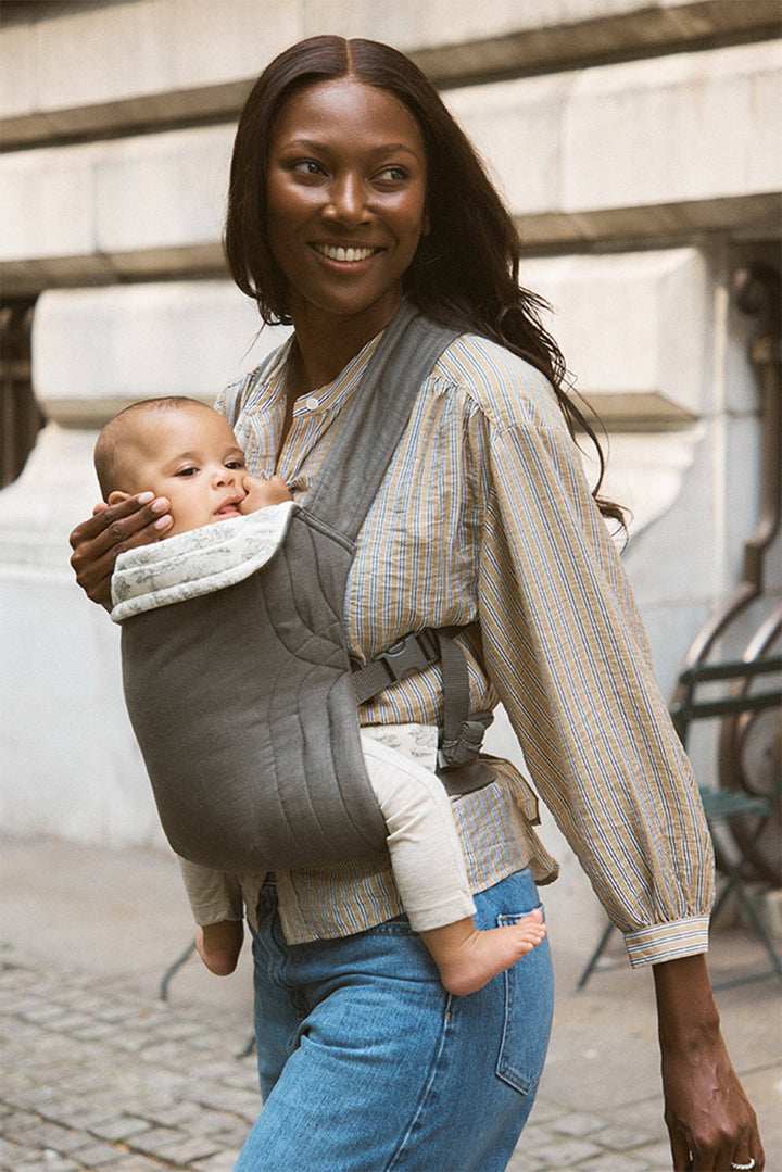 Solly Baby Charcoal Toile Soft Buckle Carrier