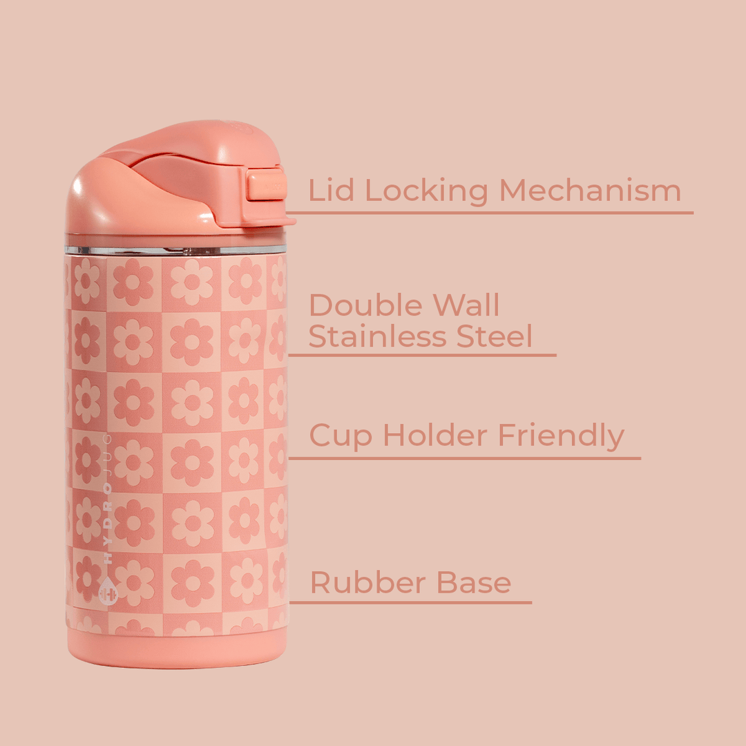 HydroJug Daisy Checkers 14 oz Ease2o
