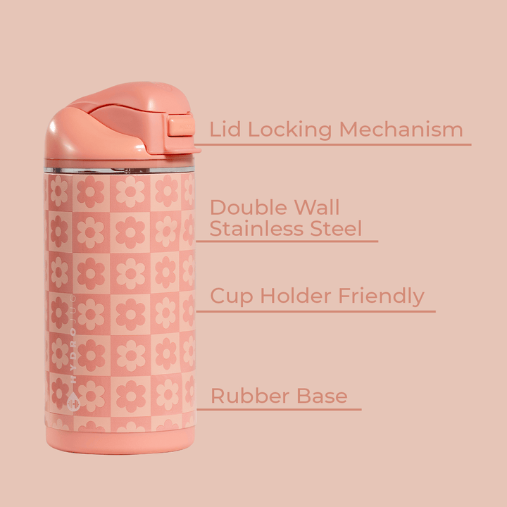 HydroJug Daisy Checkers 14 oz Ease2o
