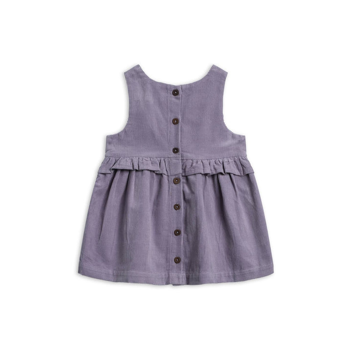 Colored Organics Corduroy Ruffle Jumper - Lavender