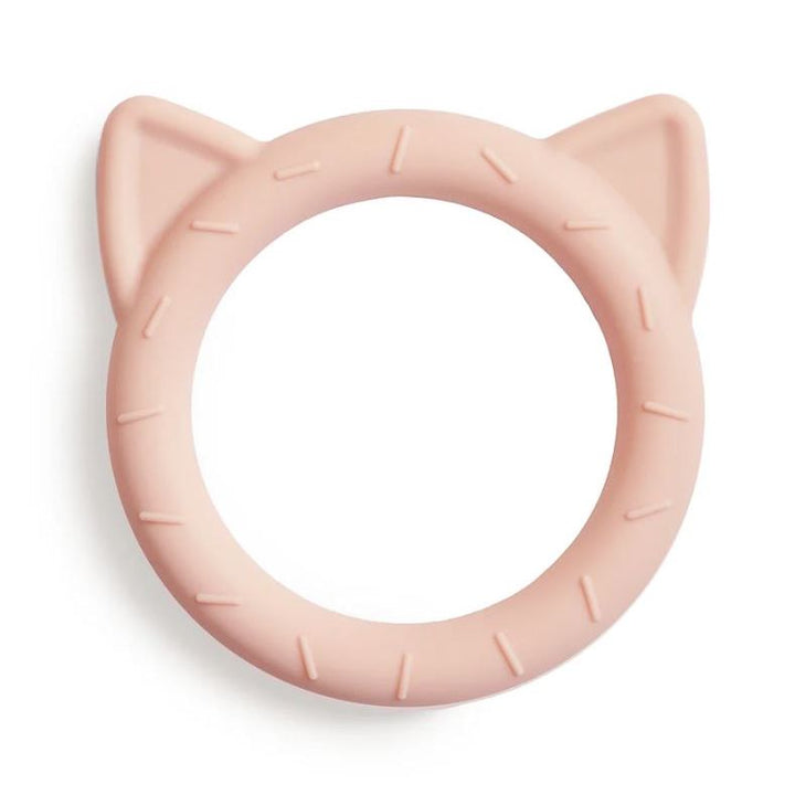 Mushie Cat Teether Pacifiers and Teething Mushie