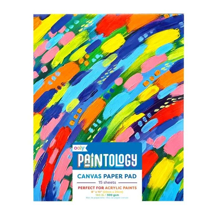 Ooly Paintology Canvas Paper Pad Sketchbook Ooly