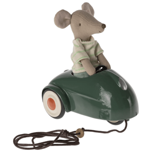 Maileg Mouse Car- Dark Green 2024 Dollhouses and Access. Maileg   