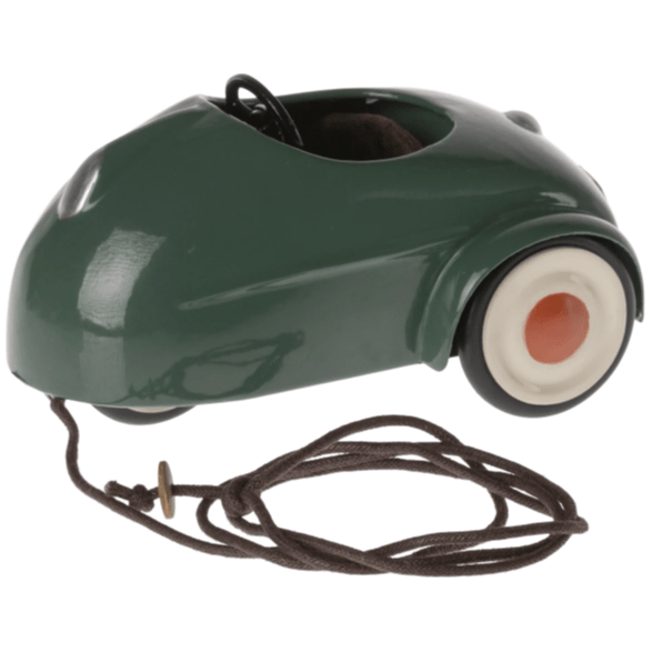 Maileg Car, Mouse - Dark Green Dollhouses and Access. Maileg