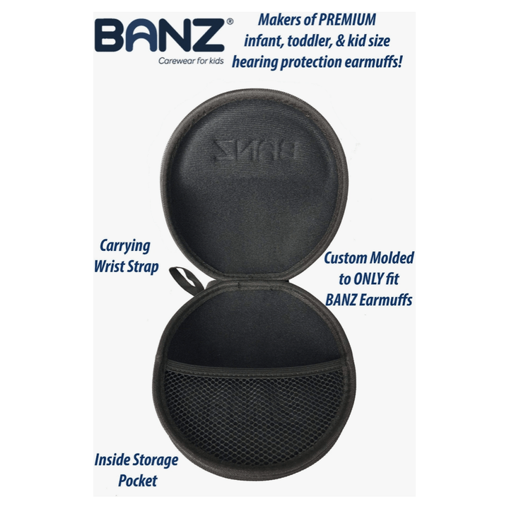 Banz Baby Earmuffs with Zeecase Accessory BANZ Carewear for Kids   