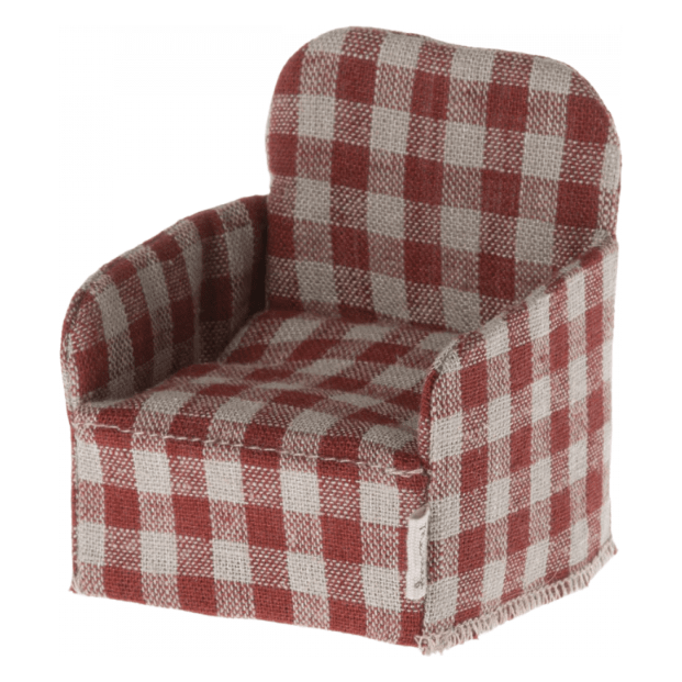 Maileg Chair Mouse- Red Dollhouses and Access. Maileg   