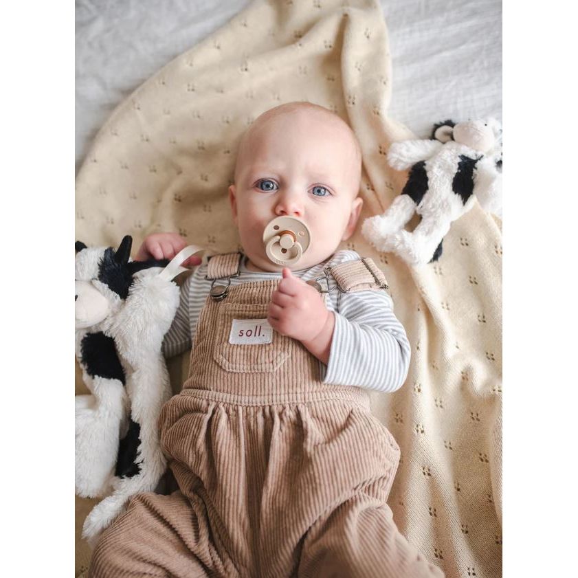 Nana Huchy Mini Clover the Cow - Rattle - Black Farmyard Nana Huchy