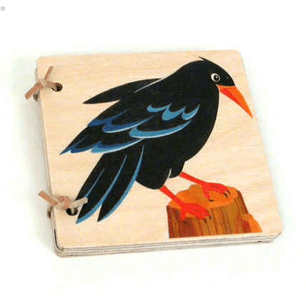 Atelier Fischer Wooden Picture Book Domestic Animals Large Wooden Toys Atelier Fischer Switzerland   