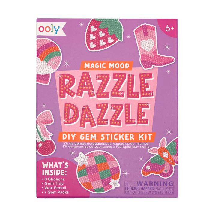 Ooly Mini Razzle Dazzle DIY Gem Sticker Kit - Magic Mood Art Kit Ooly