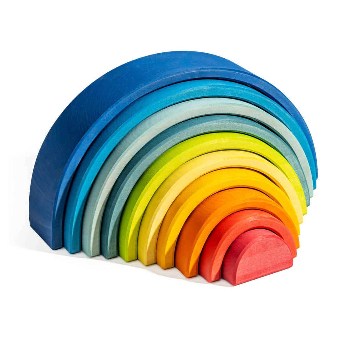 Maison Rue - Large Wooden Rainbow Building Sets Maison Rue