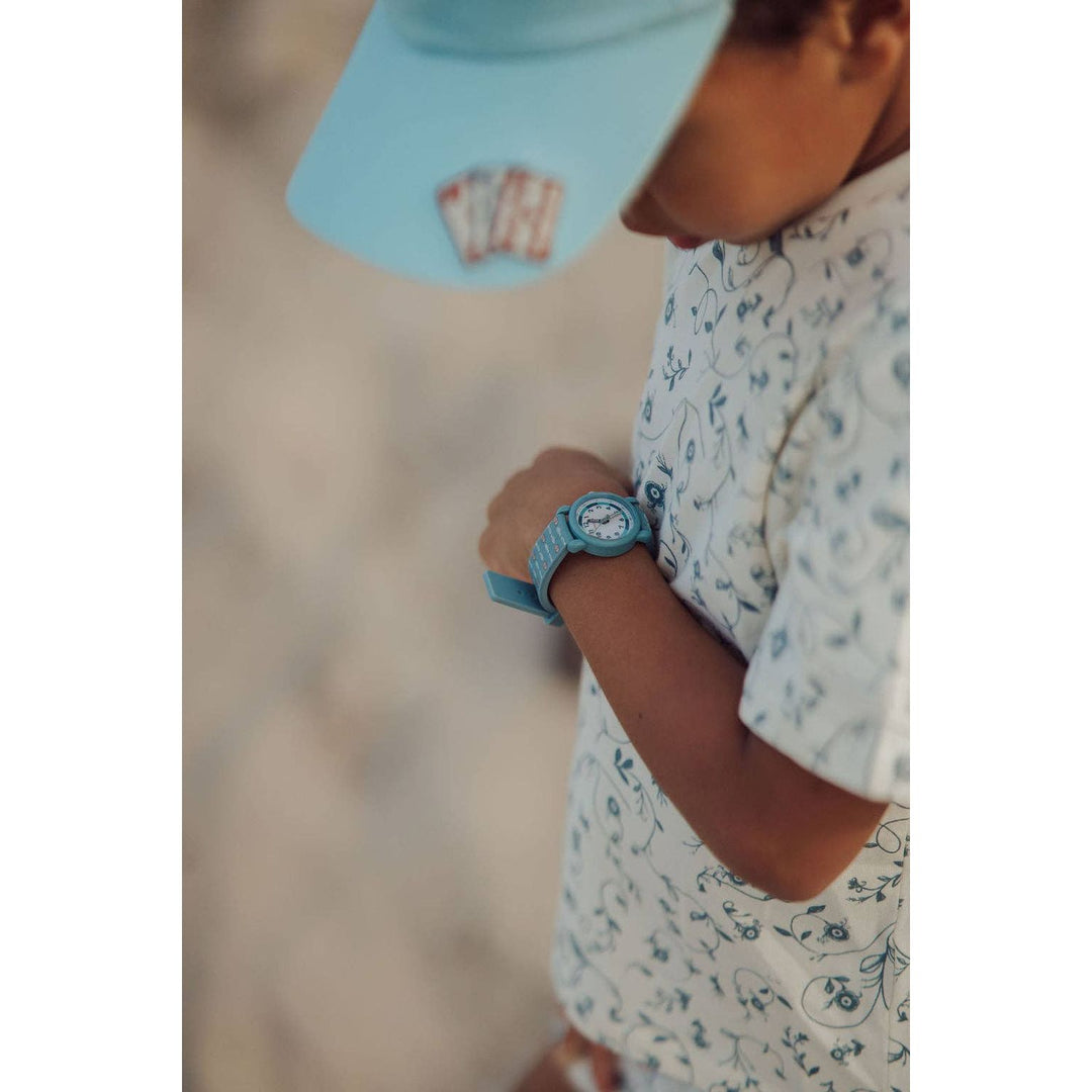 Grech &amp; Co Classic Watch | Silicone + Stainless Steel | Lille Cottage Club: Go Fish Accessory GRECH &amp; CO.