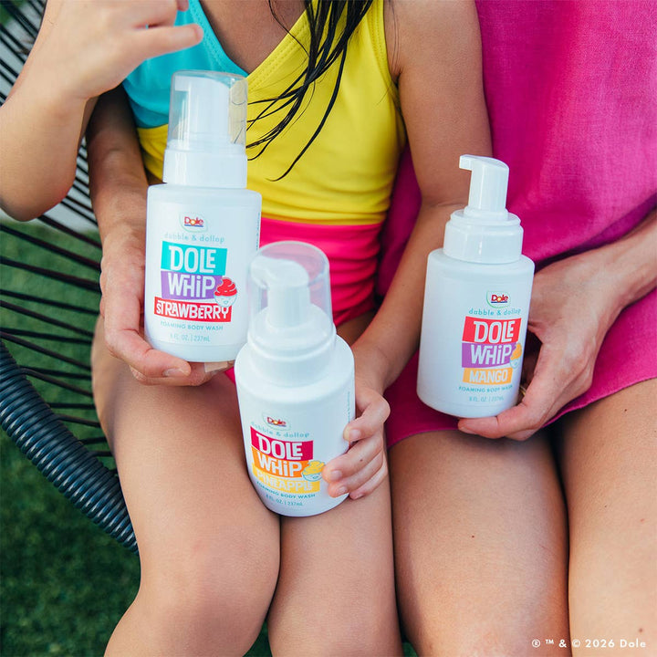 Dole Whip® Strawberry Foaming Body Wash Natural Toiletries Dabble &amp; Dollop