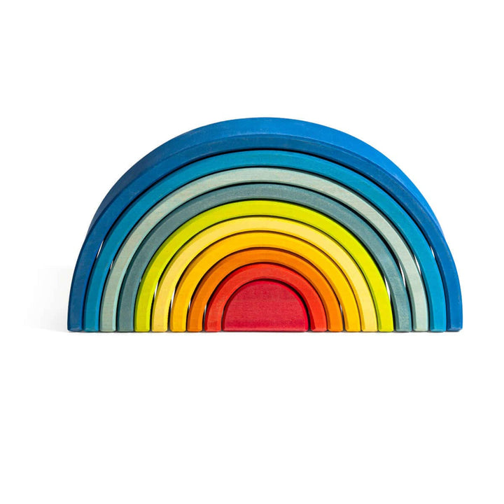 Maison Rue - Large Wooden Rainbow Building Sets Maison Rue