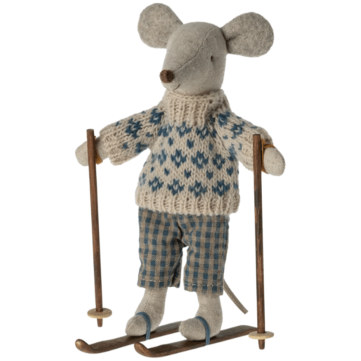 Maileg Winter Mouse, Dad Dolls Maileg   