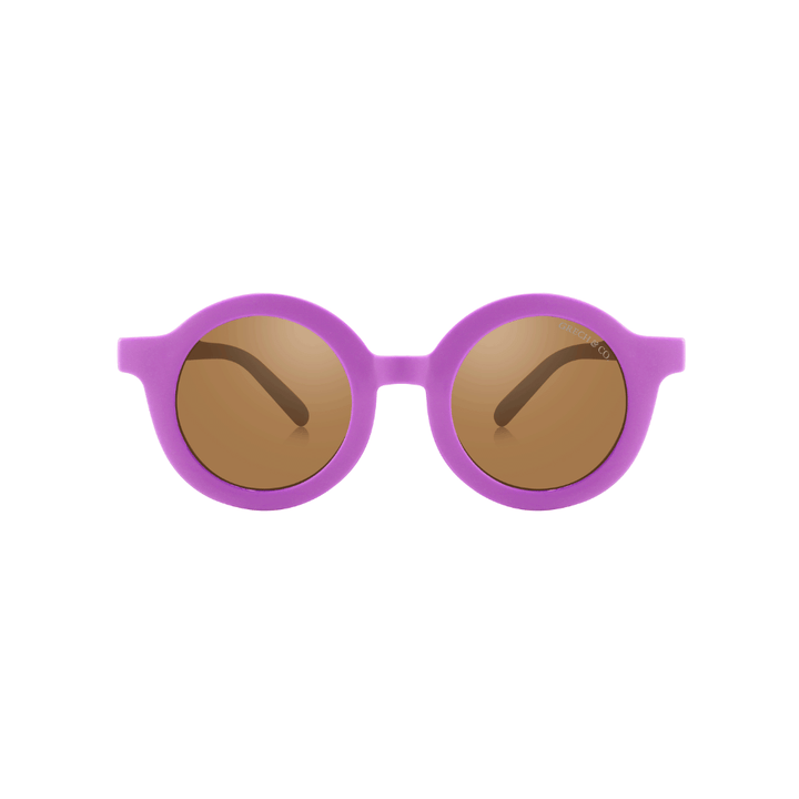 Grech &amp; Co Original Round Sustainable Sunglasses | Bendable Polarized: Aster Sunglasses GRECH &amp; CO.