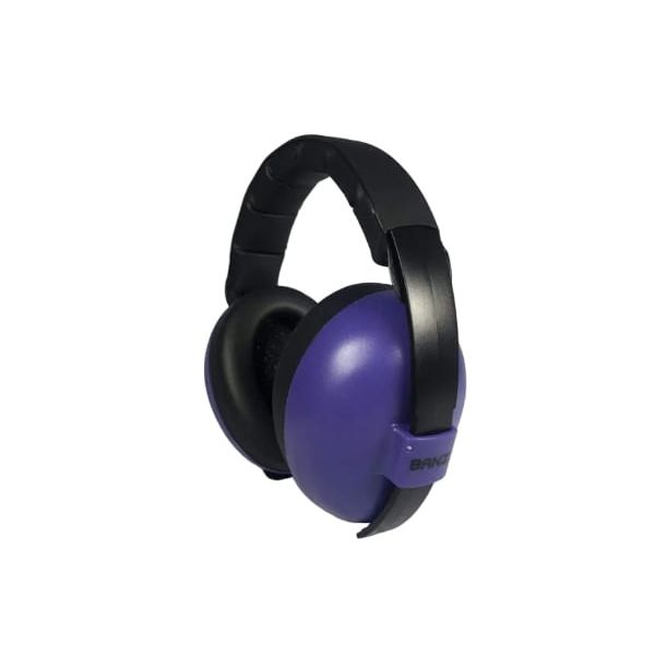 Banz Baby Earmuffs Hearing Protection BANZ Carewear for Kids Dark Purple