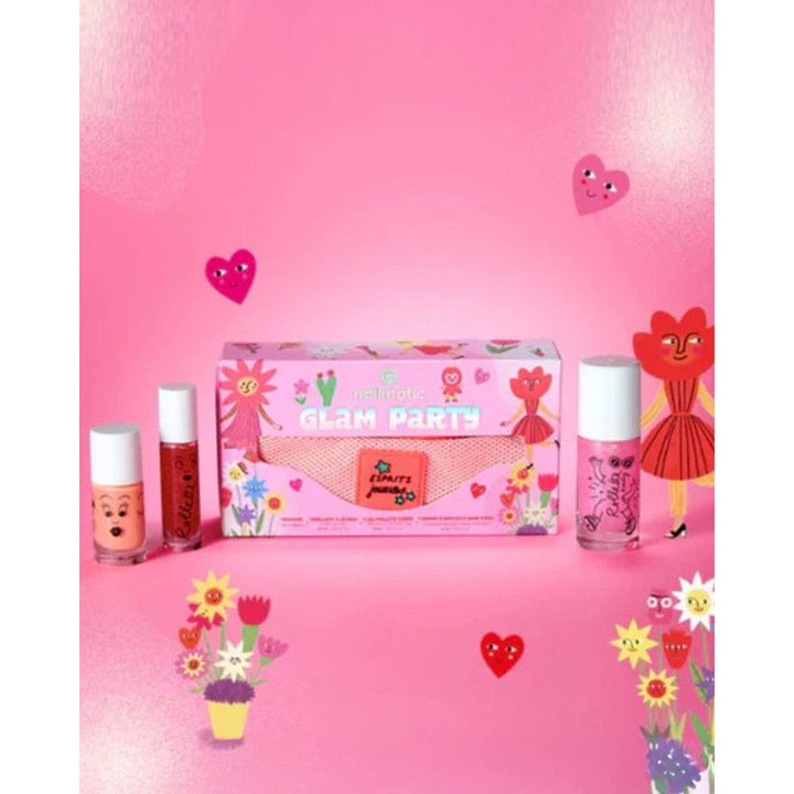 Nailmatic Kids Set COFFRET Glam Party Natural Toiletries Nailmatic Kids