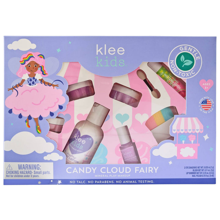 Klee Naturals - Candy Cloud Fairy - Klee Kids Deluxe Play Makeup Kit Natural Toiletries Klee Naturals Candy Cloud Fairy