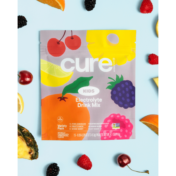 Cure Kids Variety Pack - 15ct Kids Electrolytes Cure Hydration