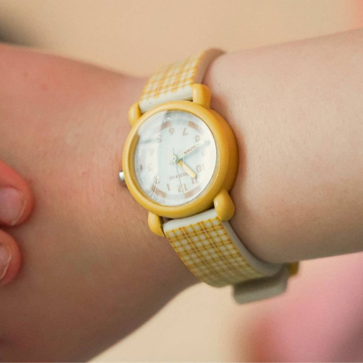 Grech &amp; Co Classic Watches | Silicone + Stainless Steel | Lille Cottage Club: Buckwheat Plaid Accessory GRECH &amp; CO.