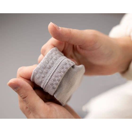 Squid Socks-Classic - Non-Slip Baby Socks in Sand, Light Gray, Dark Gray Socks Squid Socks