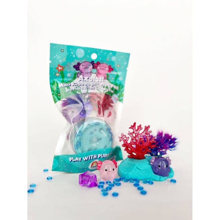 Earth Grown KidDough Axolotl Mini Play Pack Clay/Dough EGKD