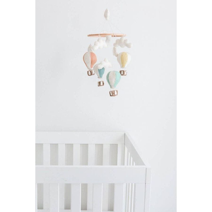 Nivas Hot Air Balloon Crib Mobile Baby Mobiles Nivas