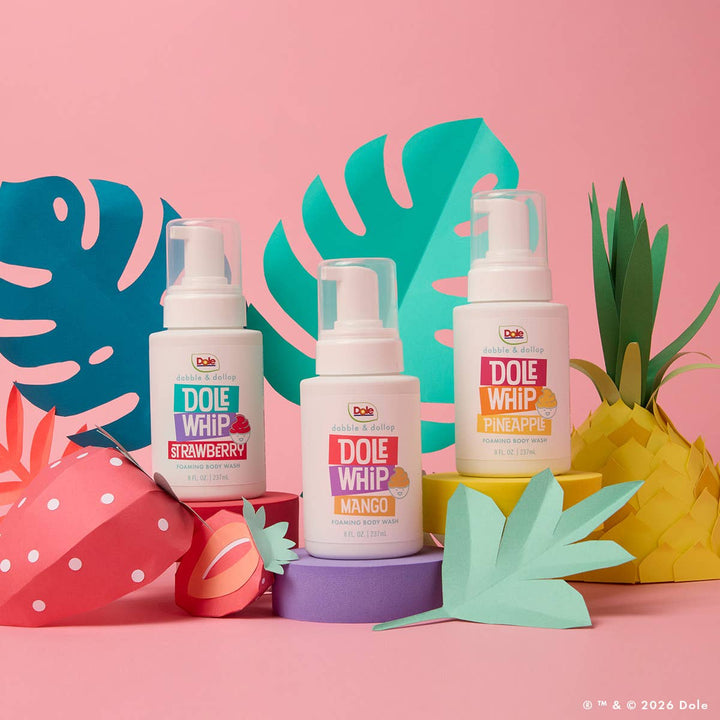 Dole Whip® Strawberry Foaming Body Wash Natural Toiletries Dabble &amp; Dollop