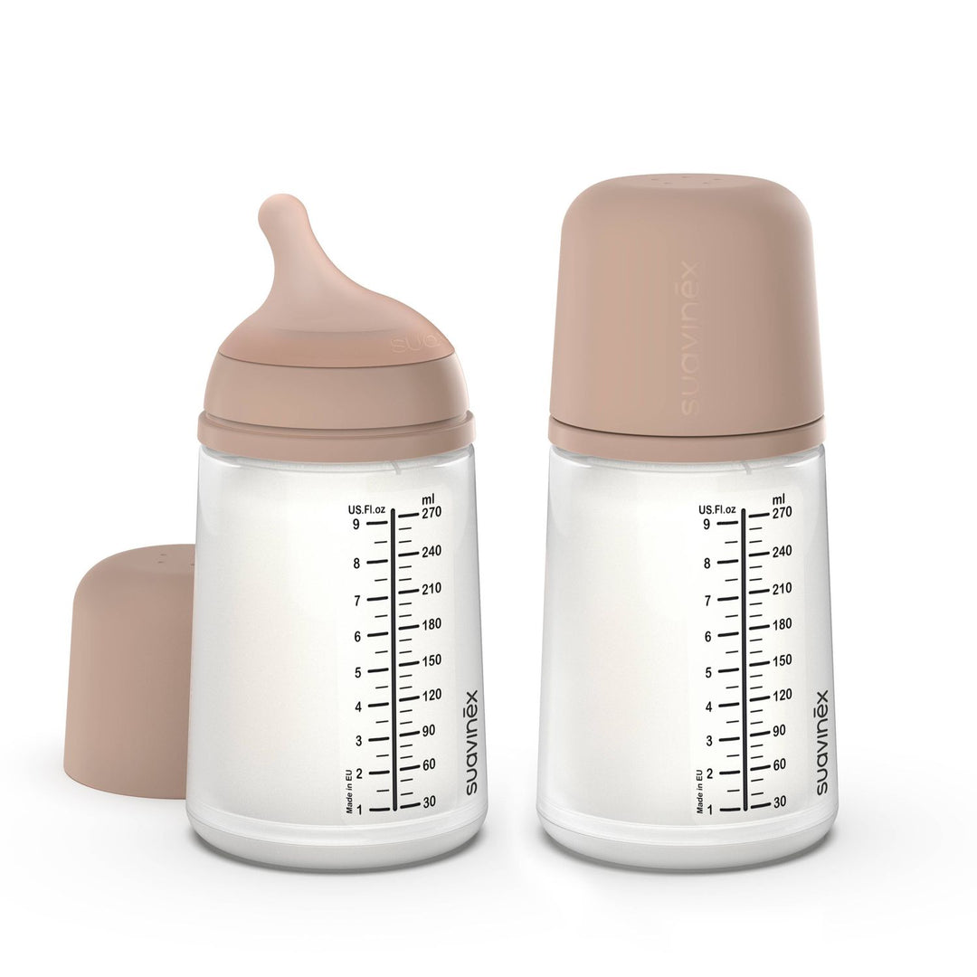 Suavinex Zerø.Zerø™ LRG  Bottle, Medium Flow, 2PK
