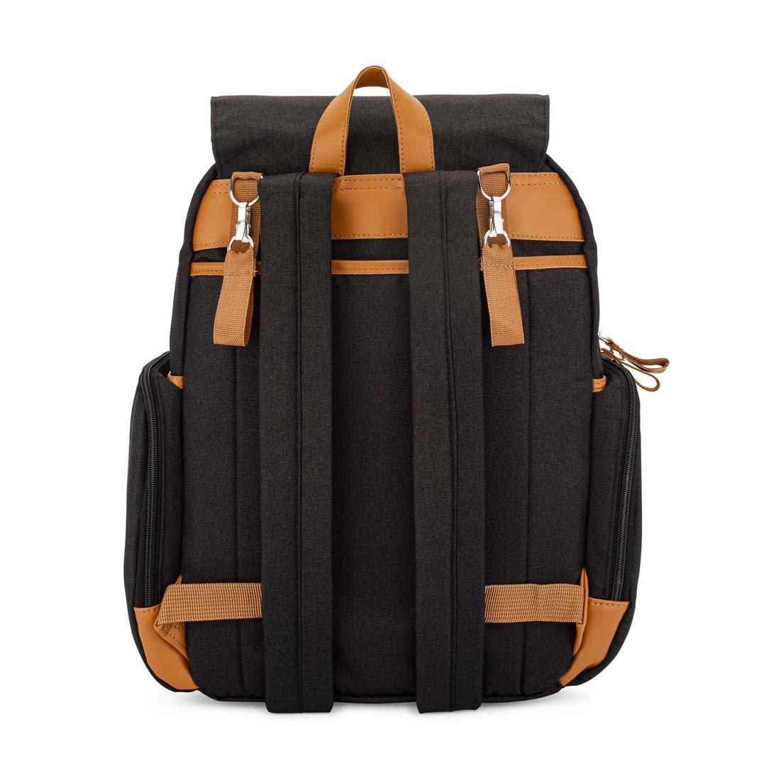 Parker Baby Company Birch Bag - Diaper Backpack in Black Diaper Bag Parker Baby Co