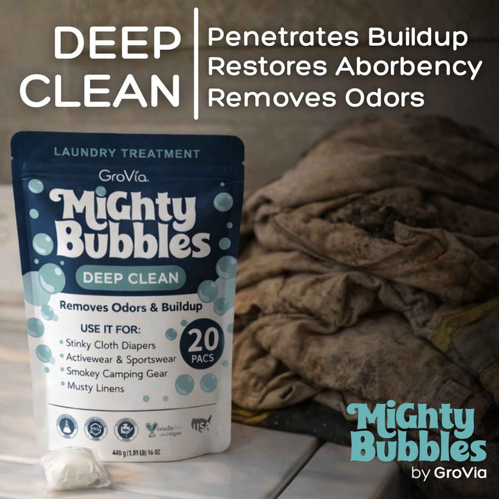 Grovia Mighty Bubbles Laundry Treatment 20 count Accessories &amp; Laundry GroVia