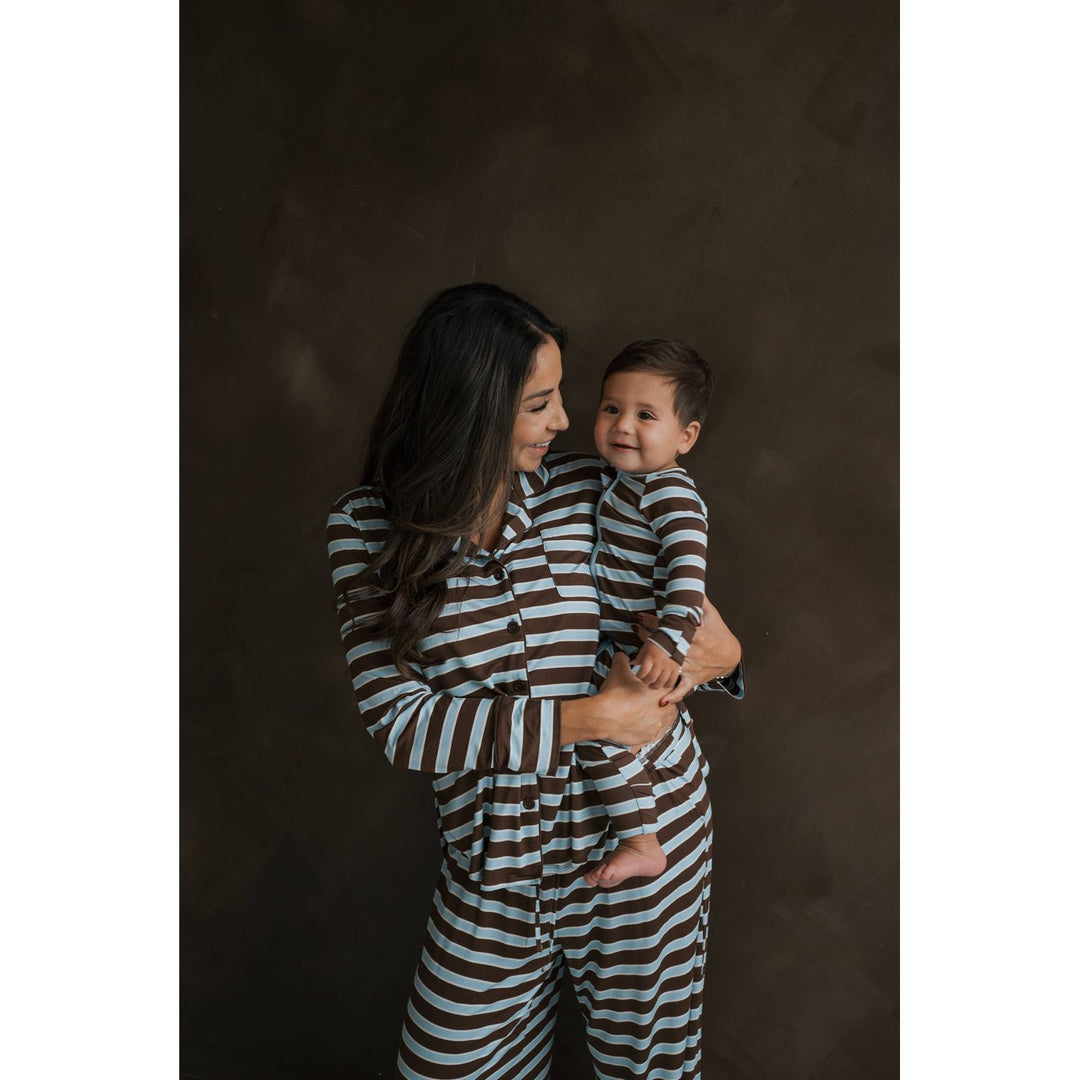 Forever French - Bamboo Zip Pajamas Garrett Pajamas Forever French Baby