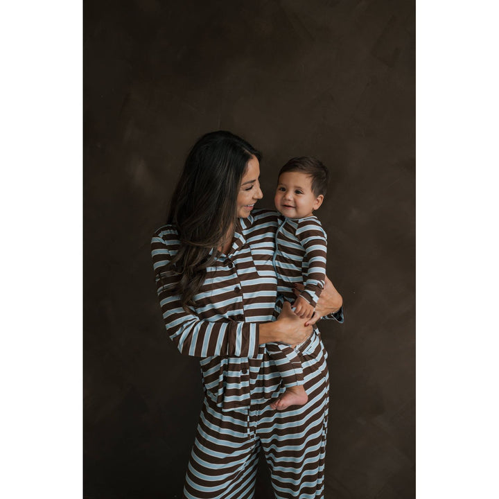 Forever French - Bamboo Zip Pajamas Garrett Pajamas Forever French Baby