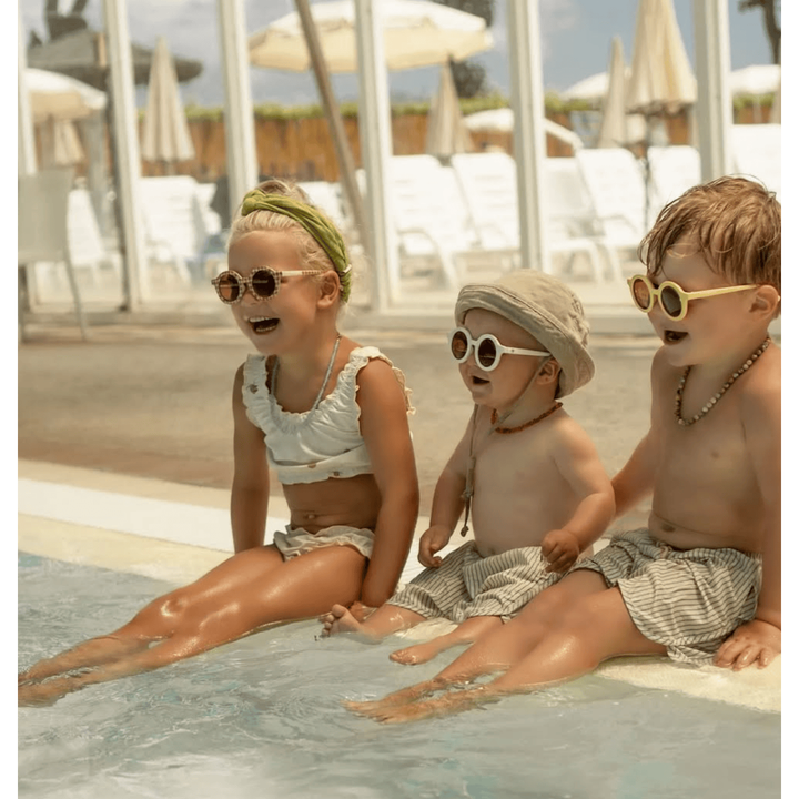 Grech &amp; Co Original Round Sustainable Sunglasses | Bendable Polarized: Aster Sunglasses GRECH &amp; CO.
