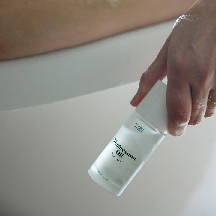 Mother Mother Magnesium Oil + Aloe, Rose Quartz Roller