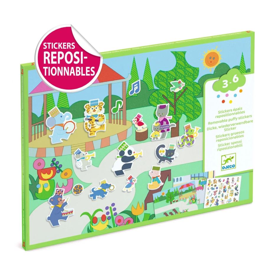 Djeco Fanfare Repositionable Stickers