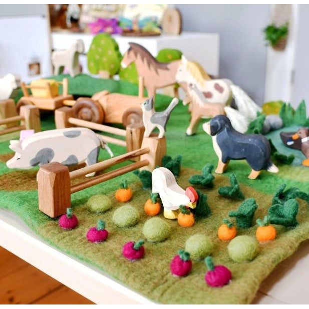 Tara Treasures Farm Play Mat Playscape Felt Toy Tara Treasures