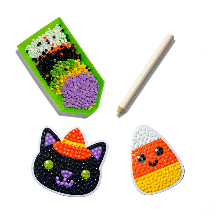 Ooly Mini Razzle Dazzle DIY Gem Sticker Kit - Spooky Fun Art Kit Ooly