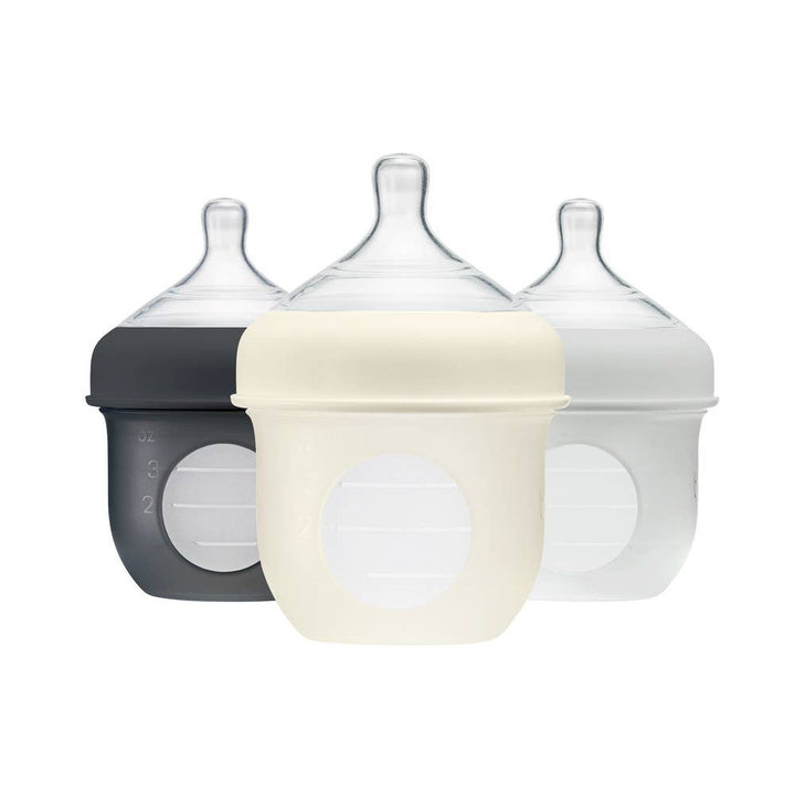 Boon Nursh Bottle - 3 Bottles - Gray Multicolor
