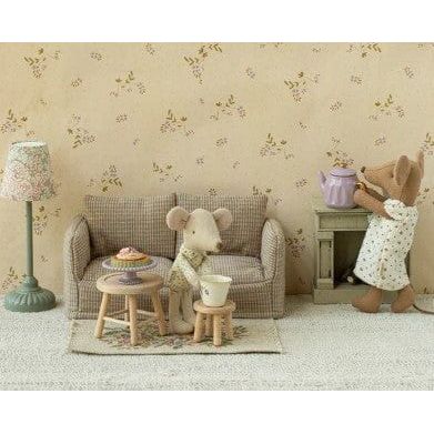 Maileg Fireplace, Vintage Off-white- Mouse Dollhouses and Access. Maileg