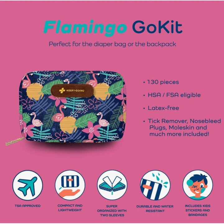 First Aid GoKit Flamingo Sun & Insect Protection Keep>Going First Aid   