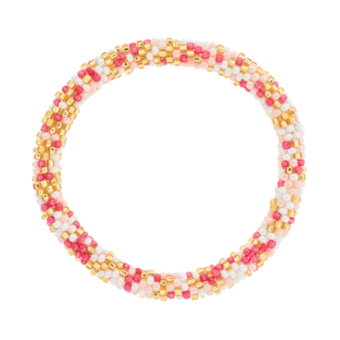 Aid through Trade Roll on Bracelet for Kids - Speckled Accessory Aid Through Trade Flamingo Speckled  