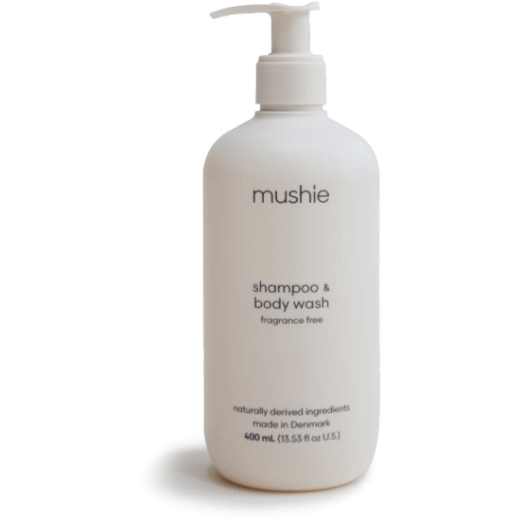 Mushie Baby Shampoo & Body Wash - Fragrance Free Swaddles & Blankets Mushie   