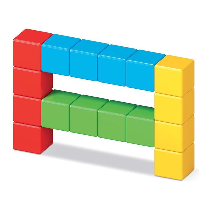 GeoMag Magicube GREEN Line- 16 Cubes Magnetic Blocks Geomag Magicube