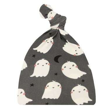 Lou Lou &amp; Company Happy Ghost Top Knot Hat