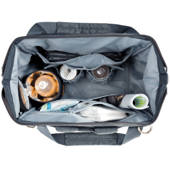 Lassig Glam Goldie Backpack- Anthrocite Diaper Bag Lassig   